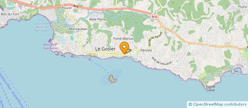 localisation de l'entreprise LEADER OVEDER BOUTIQUE  LE GOSIER