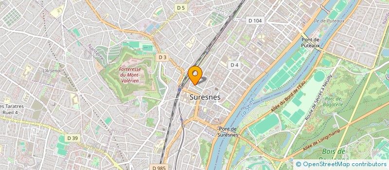 localisation de l'entreprise LEADER PATRIMOINE à SURESNES