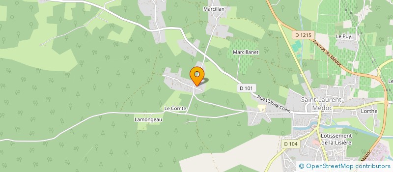 localisation de l'entreprise LEADER PISCINE  SAINT-LAURENT-MEDOC