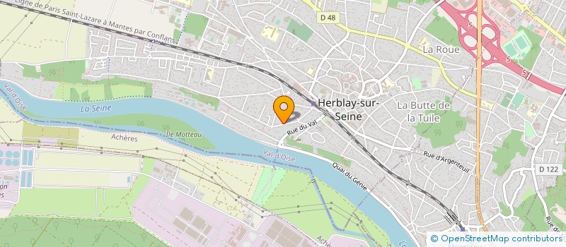 localisation de l'entreprise LEADER PROPRETE ET NETTOYAGE INDUSTRIEL  HERBLAY-SUR-SEINE