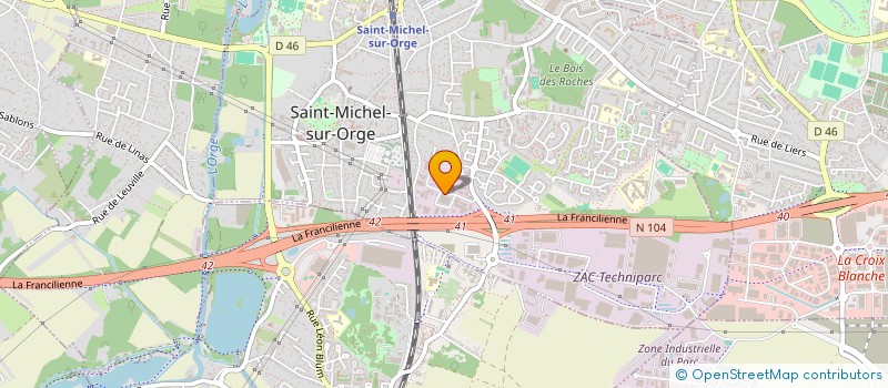 localisation de l'entreprise LEADER RENOVATION HABITAT  SAINT-MICHEL-SUR-ORGE