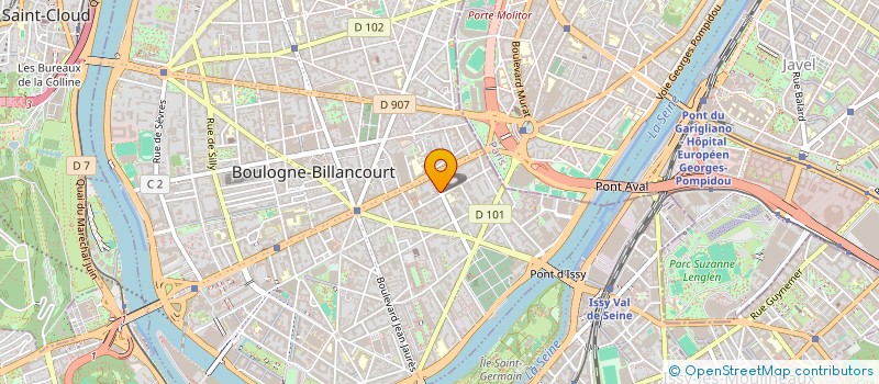 localisation de l'entreprise LEADER SANTE OPTIQUE à BOULOGNE-BILLANCOURT
