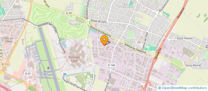 localisation de l'entreprise LEADER SECURITE PRIVEE  CHASSIEU