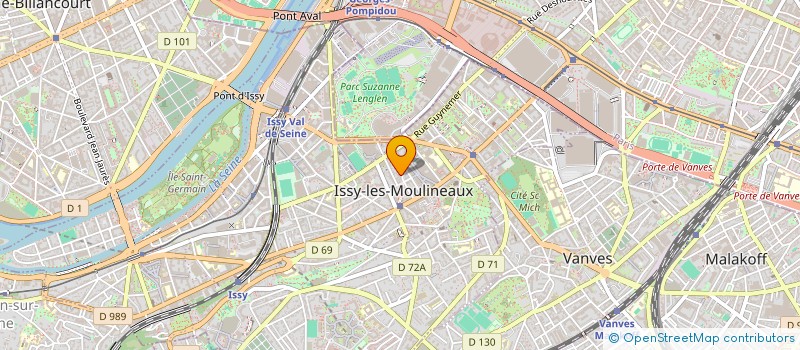 localisation de l'entreprise LEADER SERVICE à ISSY-LES-MOULINEAUX