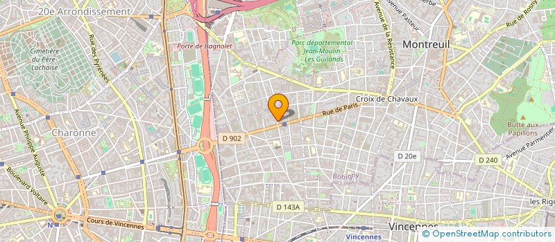 localisation de l'entreprise LEADER SERVICE EXECUTIVE à MONTREUIL