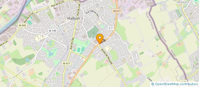 localisation de l'entreprise LEADER SHOES à HALLUIN