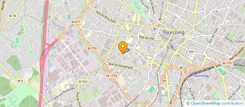 localisation de l'entreprise LEADER TEAM  TOURCOING