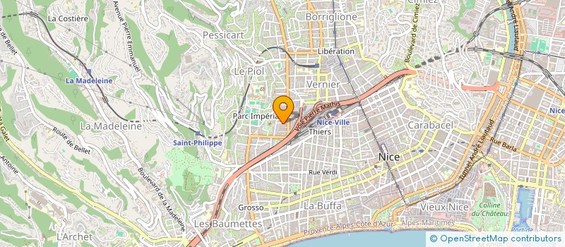 localisation de l'entreprise LEADER TOURISME à NICE