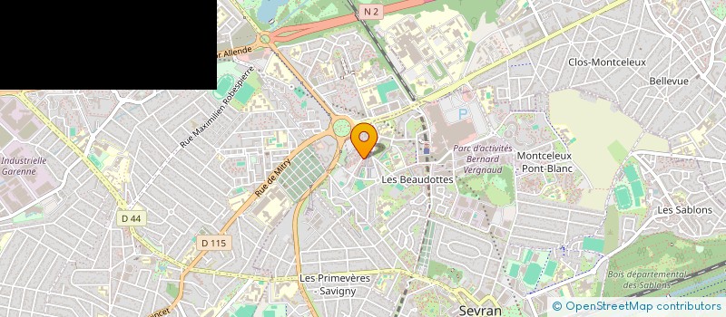 localisation de l'entreprise LEADER TRANS à SEVRAN