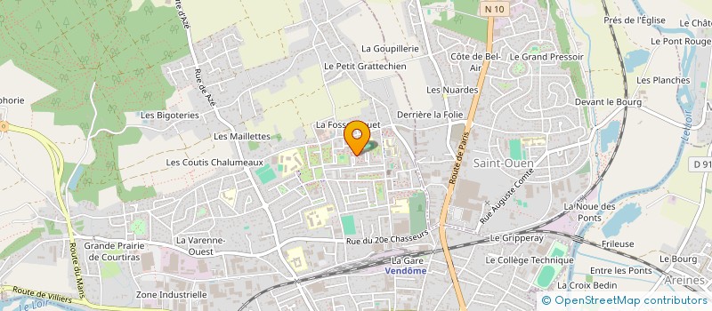 localisation de l'entreprise LEADERBAT à VENDOME