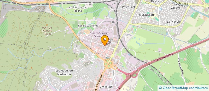 localisation de l'entreprise LEADERCOM LANGUEDOC ROUSSILLON  NARBONNE