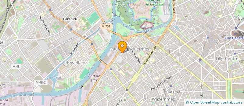 localisation de l'entreprise LEADERINFO à LILLE