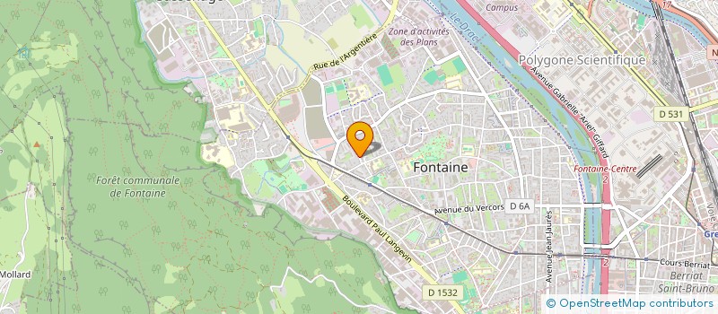 localisation de l'entreprise LEADERPUB à FONTAINE