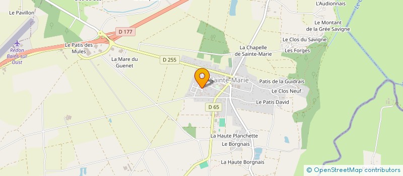 localisation de l'entreprise LEADFORGE à SAINTE-MARIE