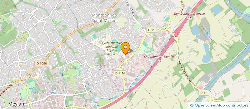 localisation de l'entreprise LEADFORMANCE à MONTBONNOT-SAINT-MARTIN