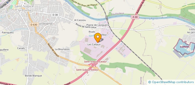 localisation de l'entreprise LEADGO EUROPE à SAINT-SULPICE-LA-POINTE