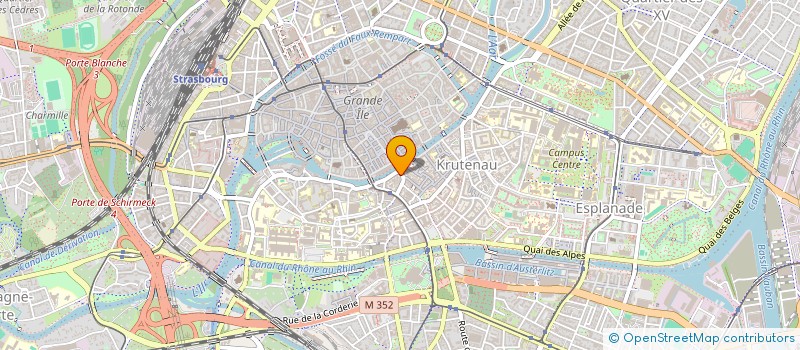 localisation de l'entreprise LEADING TOURS à STRASBOURG