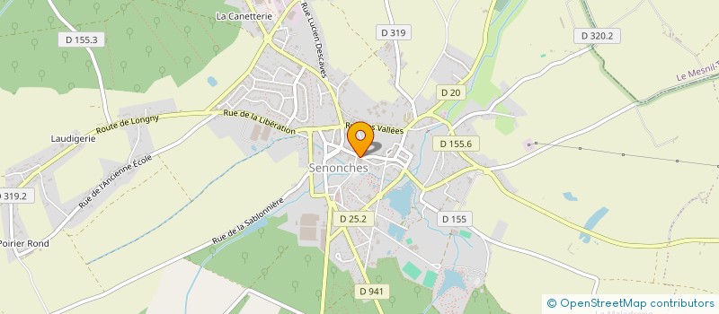 localisation de l'entreprise LEADJHO à SENONCHES