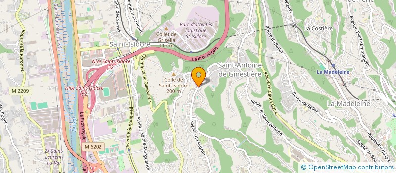 localisation de l'entreprise LEADR à NICE