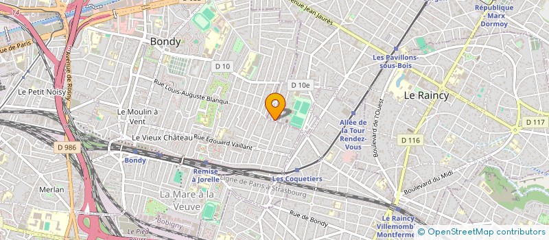 localisation de l'entreprise LEADRIVE à LES PAVILLONS-SOUS-BOIS