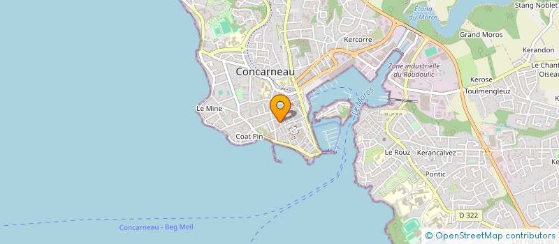 localisation de l'entreprise LEADS GENERATION à CONCARNEAU