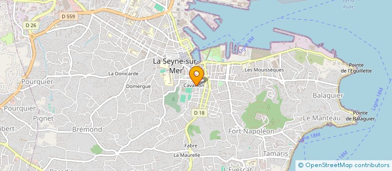 localisation de l'entreprise LEADT à LA SEYNE-SUR-MER