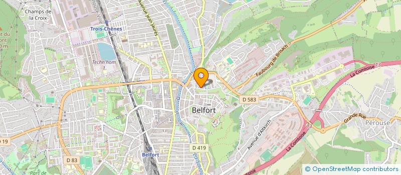 localisation de l'entreprise LEADUP à BELFORT