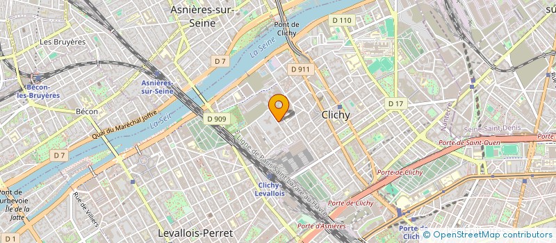 localisation de l'entreprise LEADWAY à CLICHY