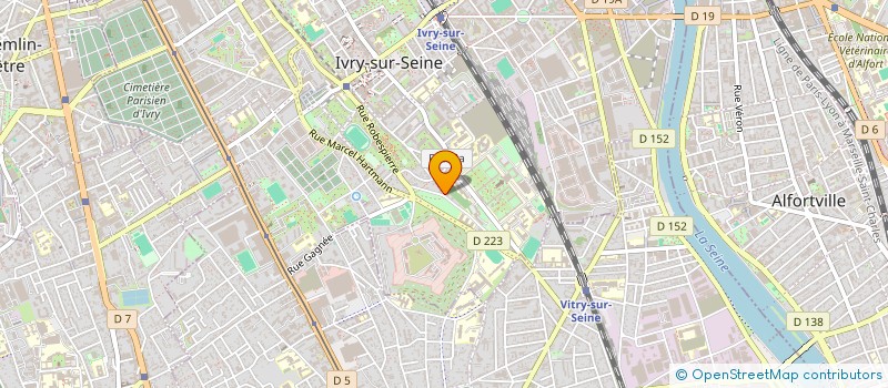 localisation de l'entreprise LEADWISE  IVRY-SUR-SEINE