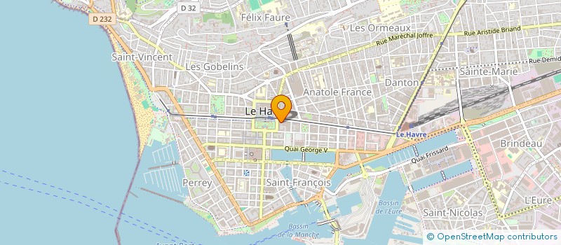 localisation de l'entreprise LEAF 1 à LE HAVRE