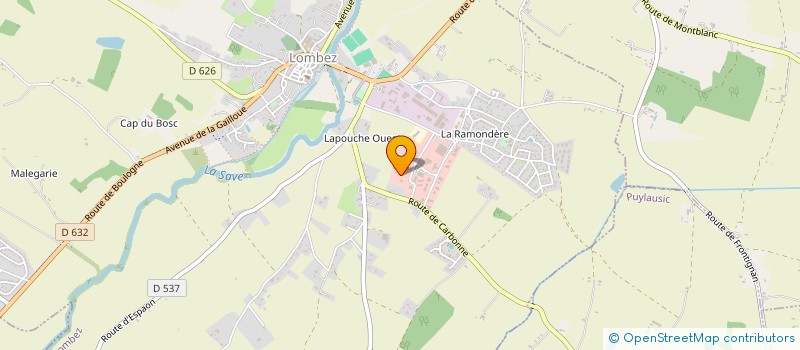localisation de l'entreprise LEAF FOR LIFE à LOMBEZ