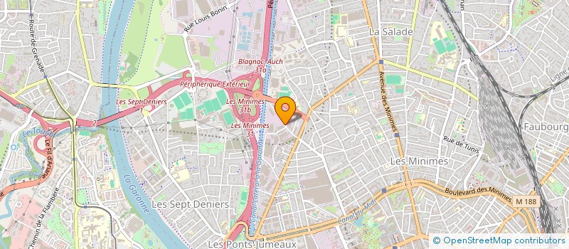 localisation de l'entreprise LEAF INVEST à TOULOUSE