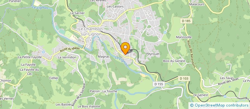 localisation de l'entreprise LEAFARAY  LE CHAMBON-SUR-LIGNON