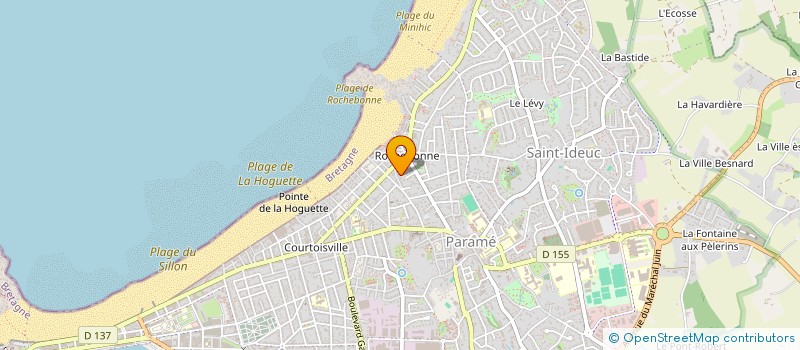 localisation de l'entreprise LEAFRA  SAINT-MALO