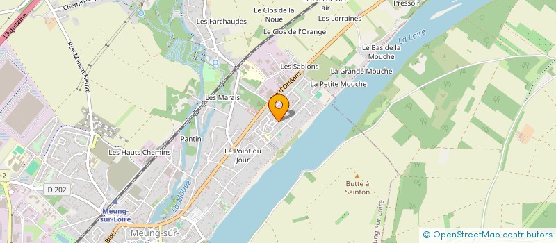 localisation de l'entreprise LEAGUE MILER ATHLETIC 45 à MEUNG-SUR-LOIRE