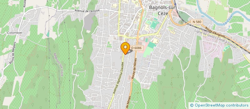 localisation de l'entreprise LEAH  BAGNOLS-SUR-CEZE