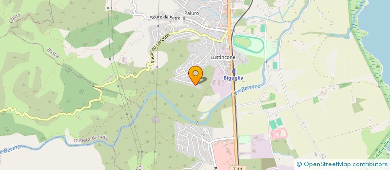 localisation de l'entreprise LEAJAC à BIGUGLIA