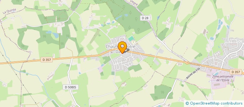 localisation de l'entreprise LEAJUDUB  CHAUFOUR-NOTRE-DAME