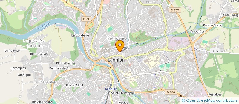 localisation de l'entreprise LEAK à LANNION