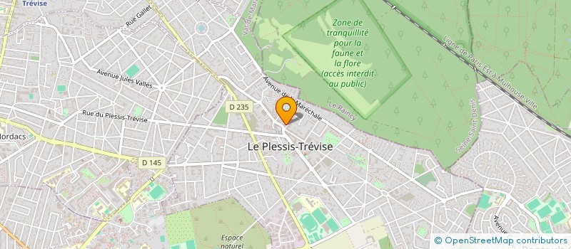 localisation de l'entreprise LEAKA  LE PLESSIS-TREVISE