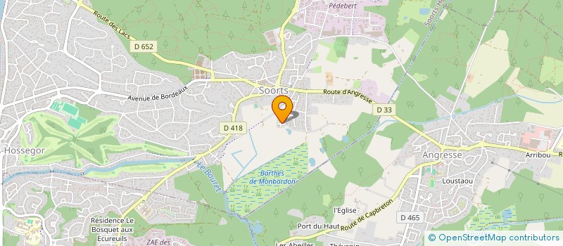 localisation de l'entreprise LEAKEO  SOORTS-HOSSEGOR