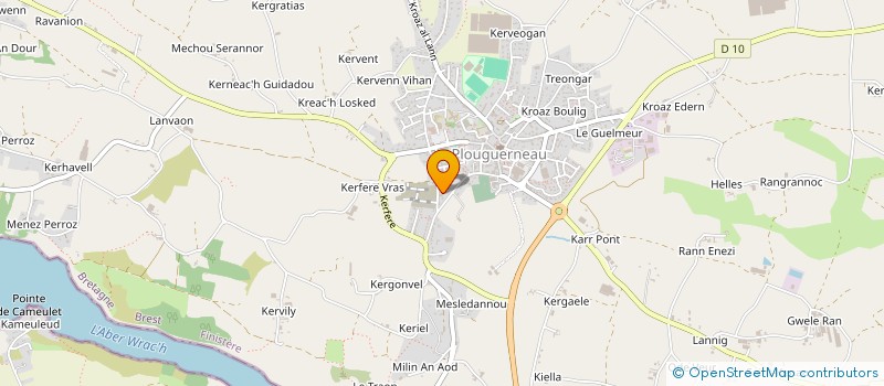 localisation de l'entreprise LEAL  PLOUGUERNEAU