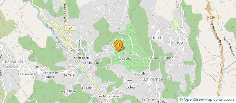 localisation de l'entreprise LEAL AZUR METAL  CONTES