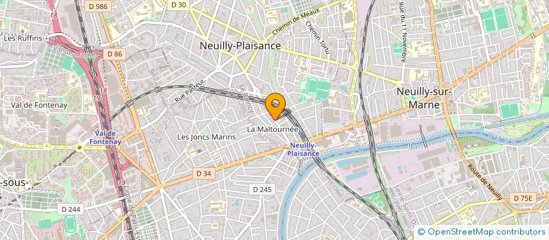 localisation de l'entreprise LEAL ENTREPRISE à NEUILLY-PLAISANCE