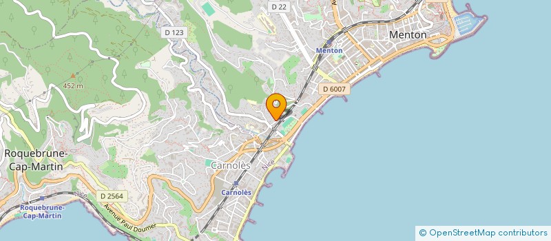 localisation de l'entreprise LEALAUR à MENTON