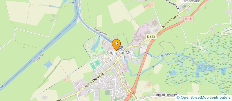 localisation de l'entreprise LEALDIS à ISIGNY-SUR-MER