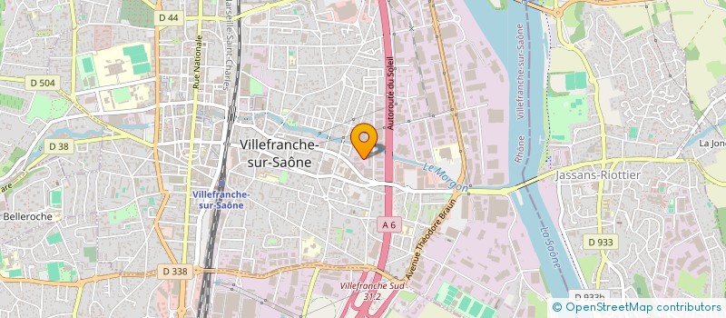 localisation de l'entreprise LEALEX à VILLEFRANCHE-SUR-SAONE