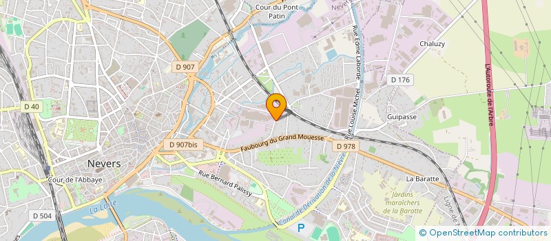 localisation de l'entreprise LEALEX SCI à NEVERS
