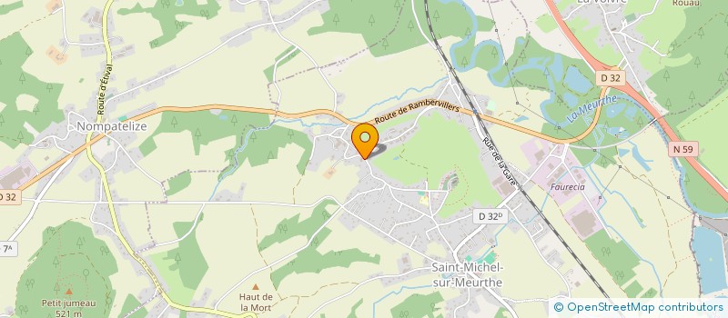 localisation de l'entreprise LEALEXIS  SAINT-MICHEL-SUR-MEURTHE