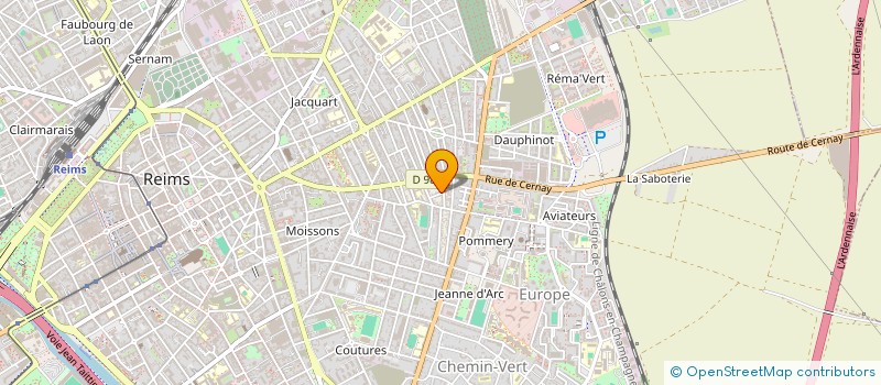 localisation de l'entreprise LEALISE FINANCES  REIMS